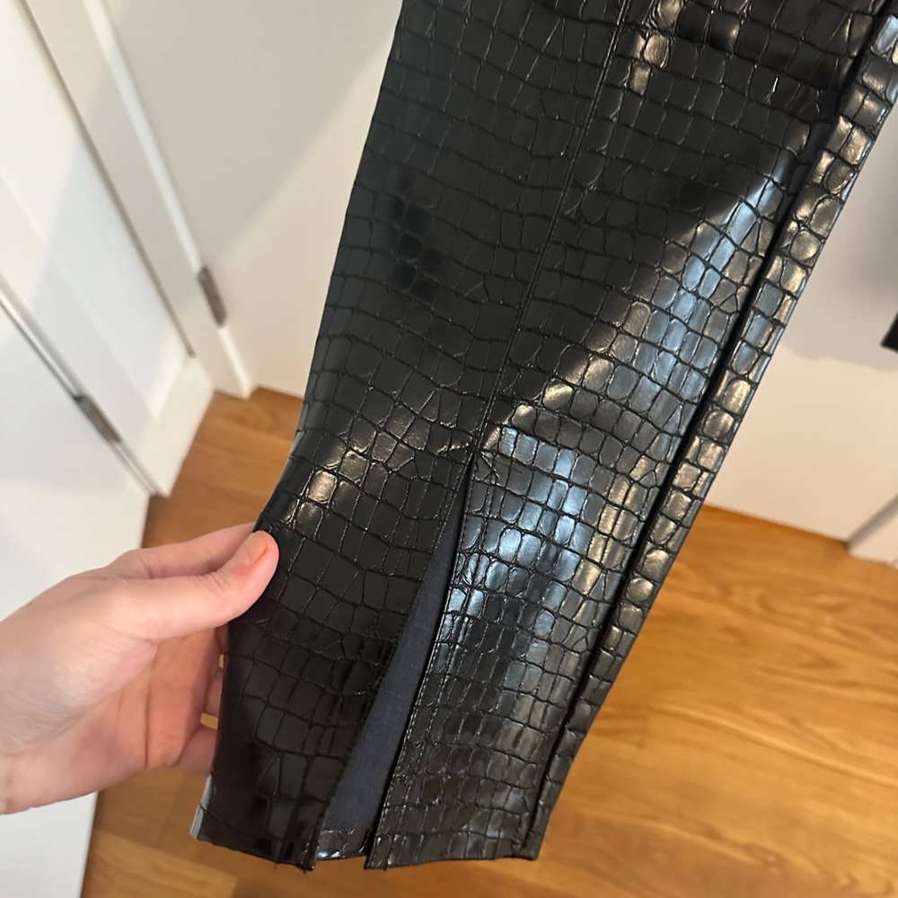 Croc Embossed Pants With Croc-Effect - image 6